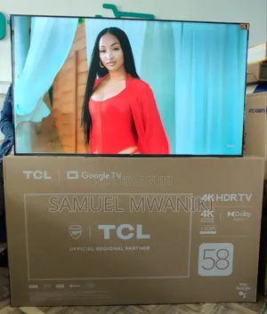 TCL 58′′ Uhd Google Tv Frameless Design With Hdr10+