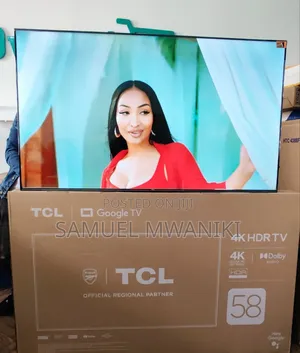 TCL 58′′ Uhd Google Tv Frameless Design With Hdr10+