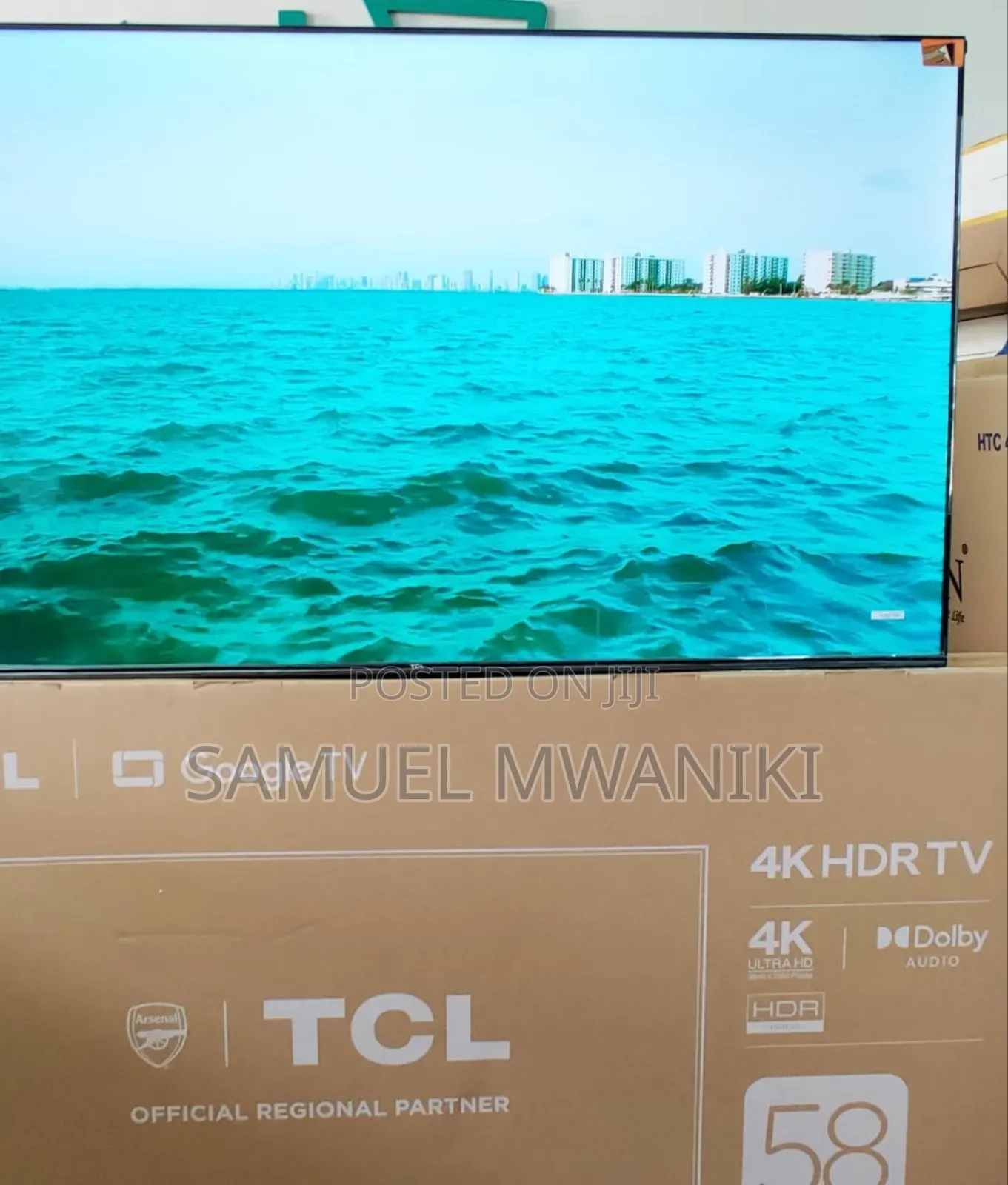 TCL 58′′ Uhd Google Tv Frameless Design With Hdr10+