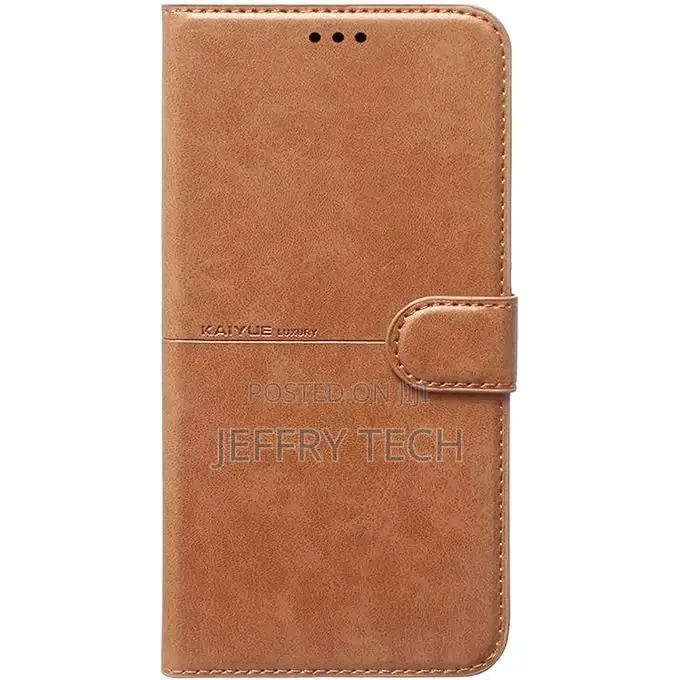 Leather Flip Phone Case for Oppo A38 / Oppo A18 -0- Brown
