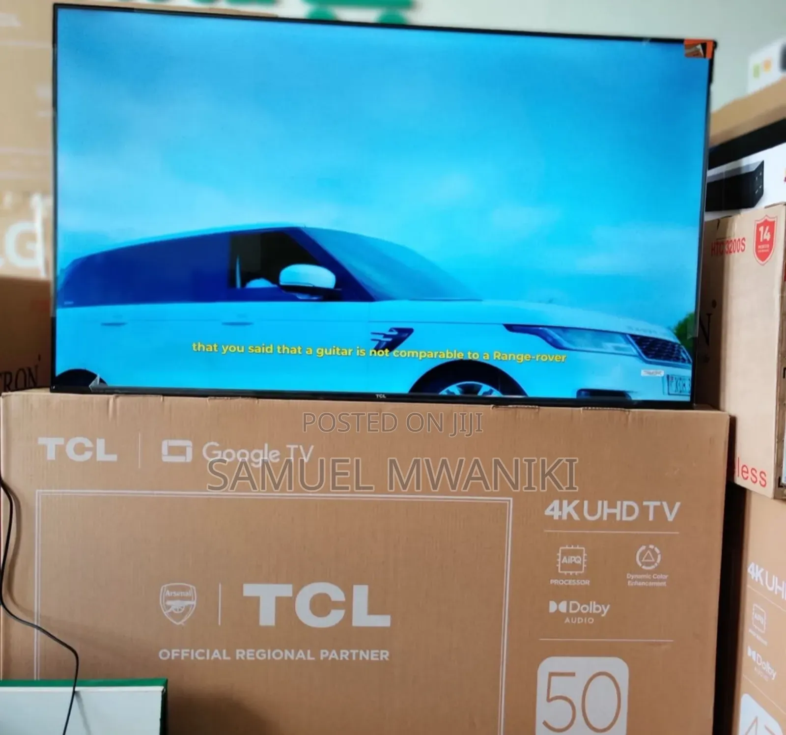 TCL 50′′ Smart Uhd Hdr10+ Google Tv Voice Command