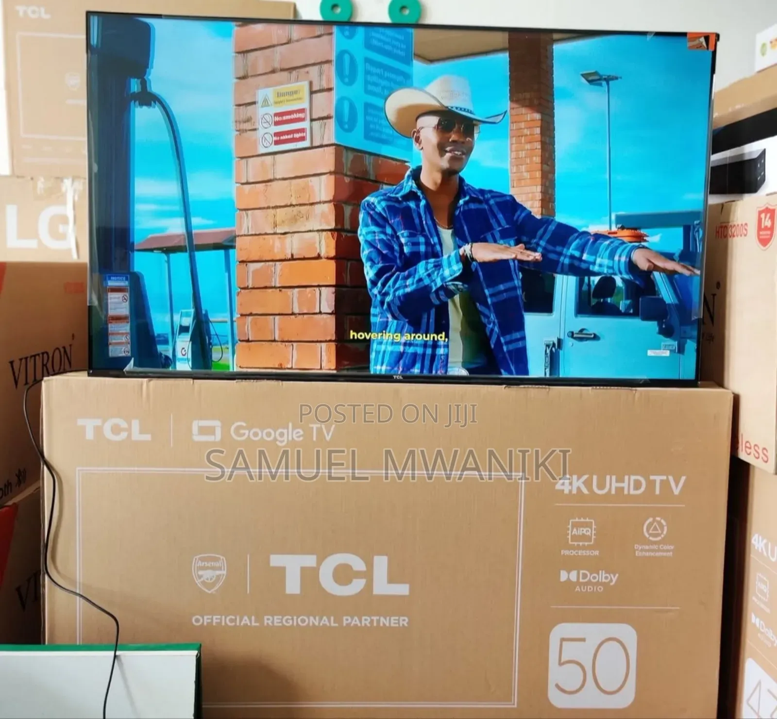 TCL 50′′ Smart Uhd Hdr10+ Google Tv Voice Command