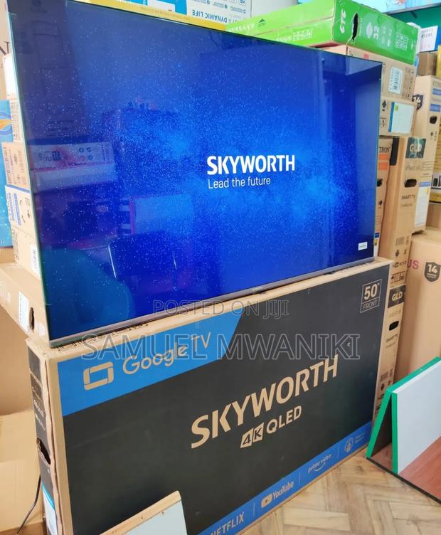 Skyworth 50′′ Qled Uhd Google Tv Frameless, Voice Command
