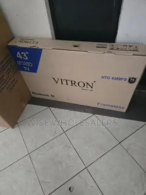 Vitron 43”Smart Tv Android Frameless Tv, Netflix, Youtube