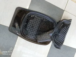 Heavy-Duty 5pc Clear Black Car Floor Mat Set
