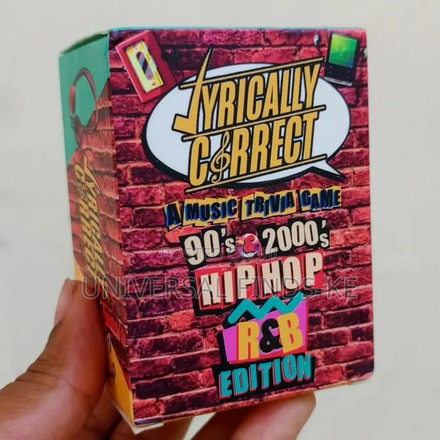 Lyrically Correct Card Game a Music Trivia Game - main view