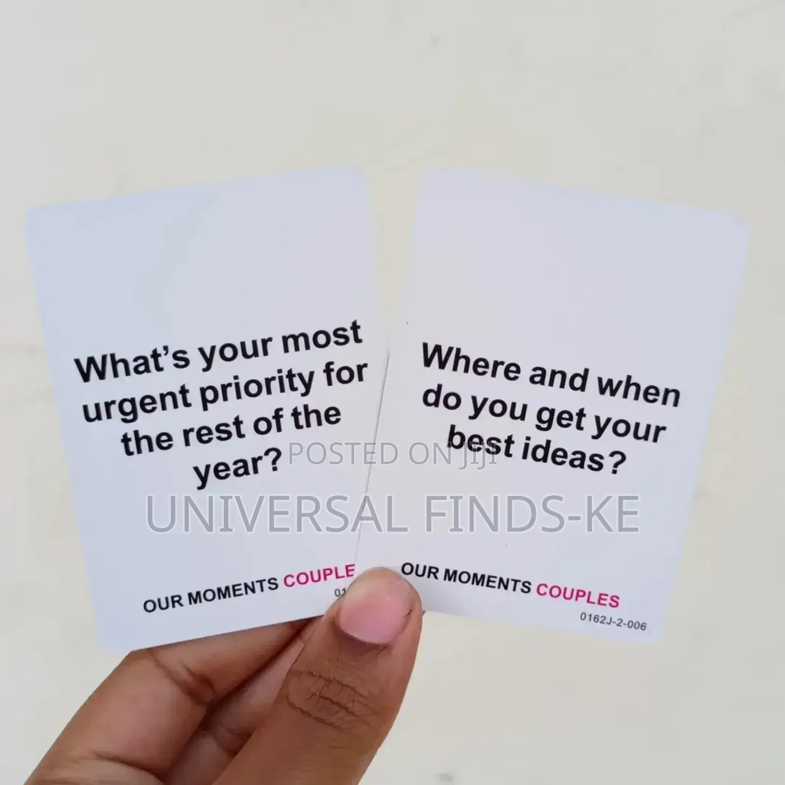 Our Moments Card Game Couple Card Games