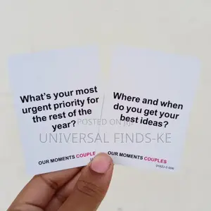Our Moments Card Game Couple Card Games