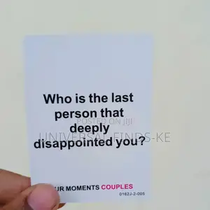 Our Moments Card Game Couple Card Games
