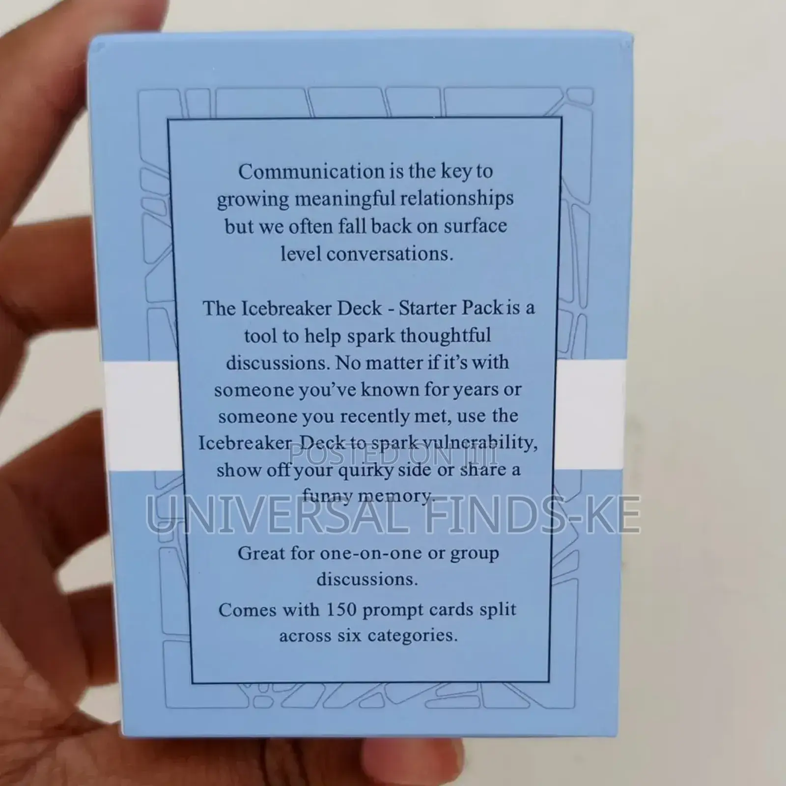 Ice Breaker Starter Pack For Conversation Card Game