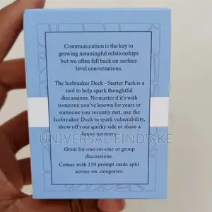 Ice Breaker Starter Pack For Conversation Card Game