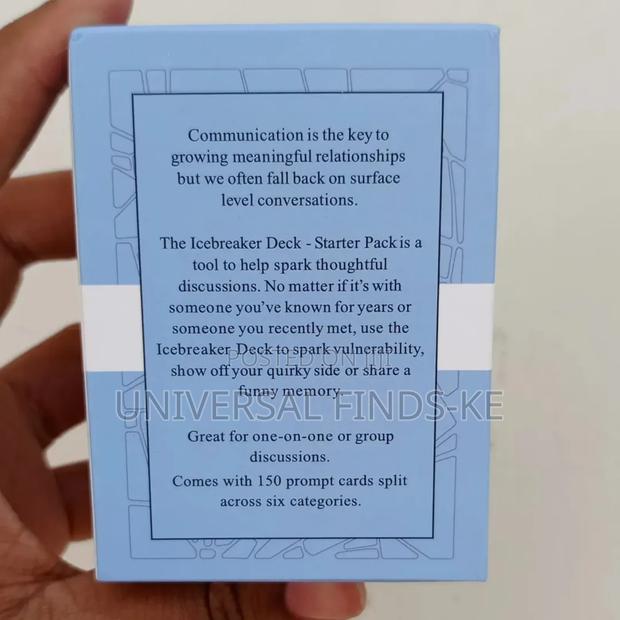 Ice Breaker Starter Pack For Conversation Card Game - thumbnail 3