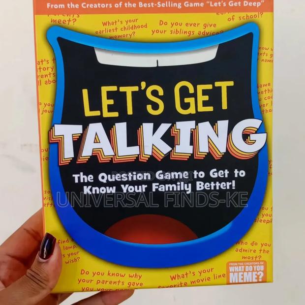 Let's Get Talking Card Game Family's, Friends