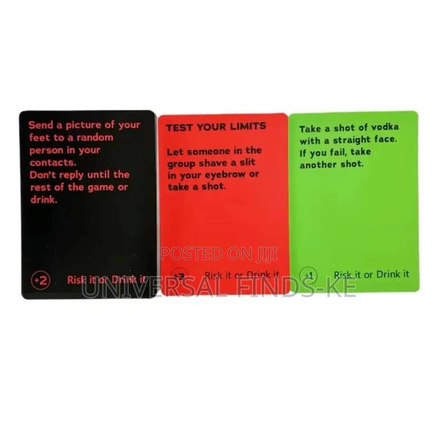 Risk It or Drink It Fun Card Game - thumbnail 3