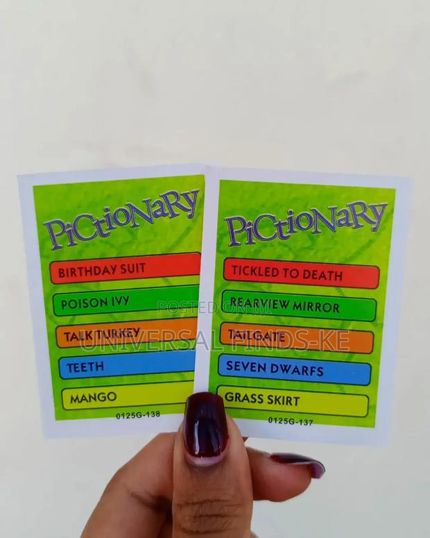 Pictionary Card Game Quick Sketch Crazy Guess - thumbnail 4