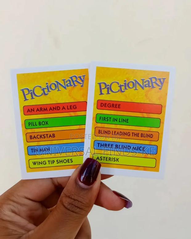 Pictionary Card Game Quick Sketch Crazy Guess - thumbnail 5