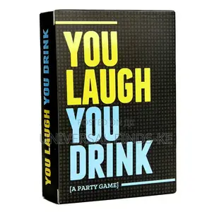 You Laugh You Drink Party Card Game