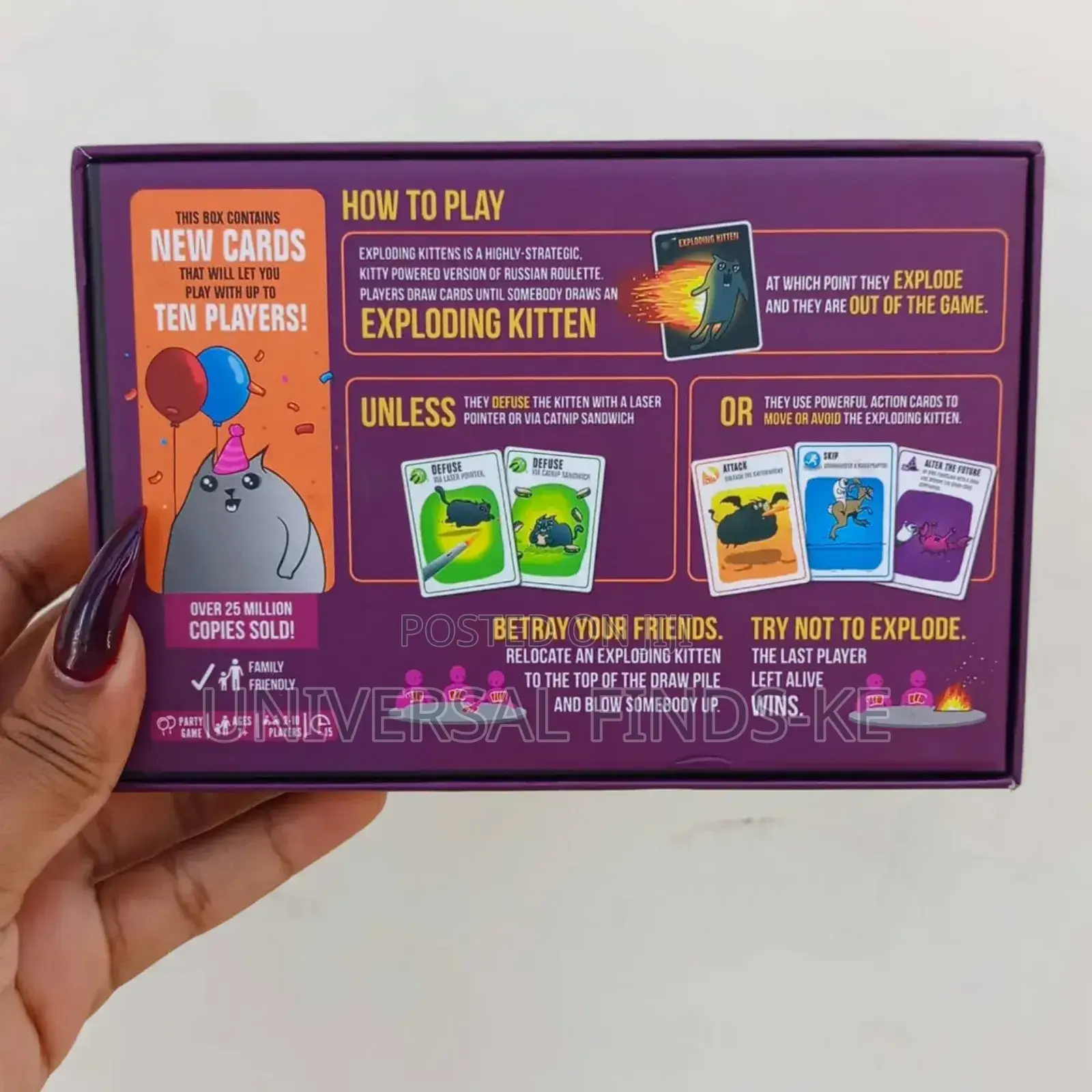 Exploding Kittens Party Pack Card Games