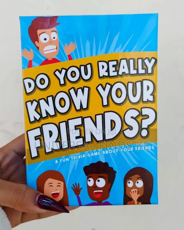 Do You Really Know Your Friends Card Game - main view