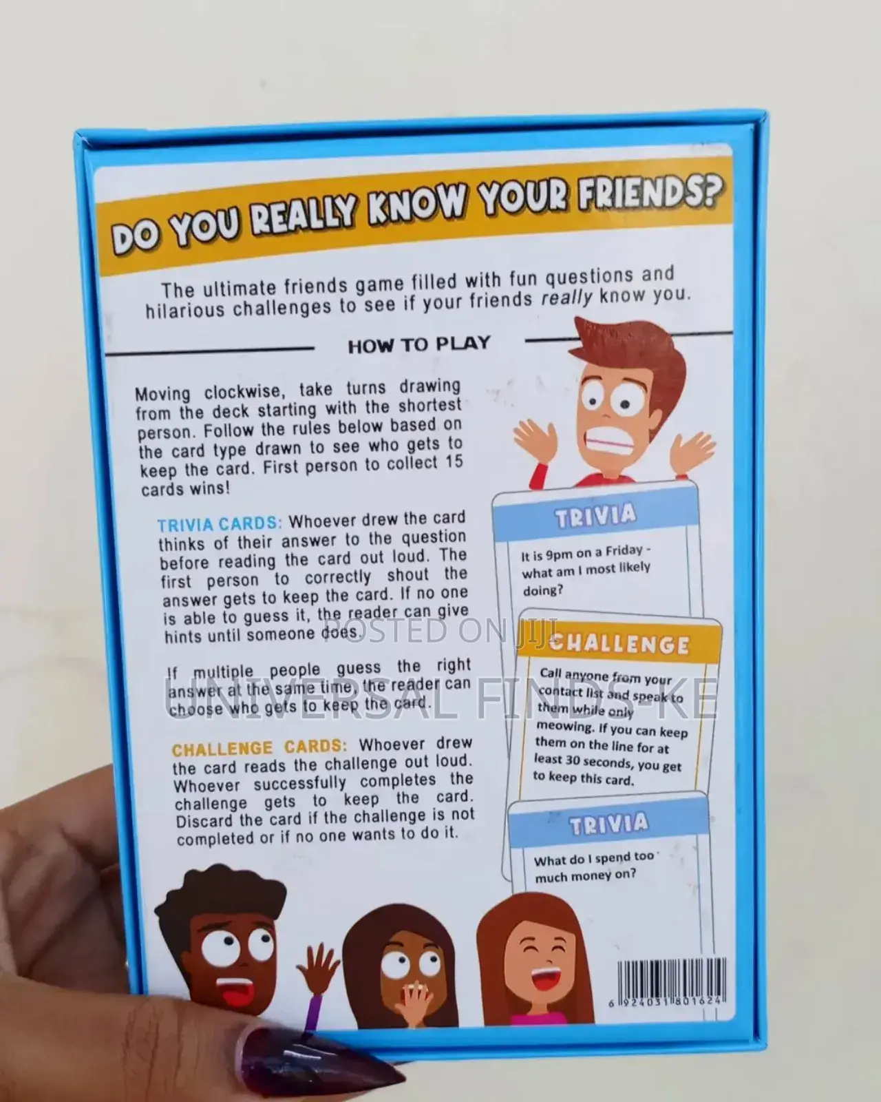 Do You Really Know Your Friends Card Game