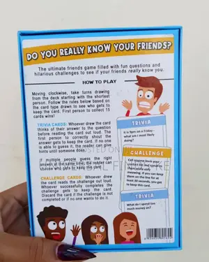 Do You Really Know Your Friends Card Game