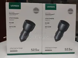 Ugreen Usb C Car Charger, 52.5w Type C Car Charger Pd 30w