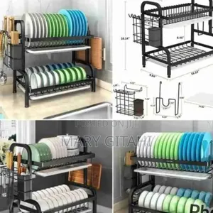2 Tier High Quality Carbon Steel Dish Rack* at 