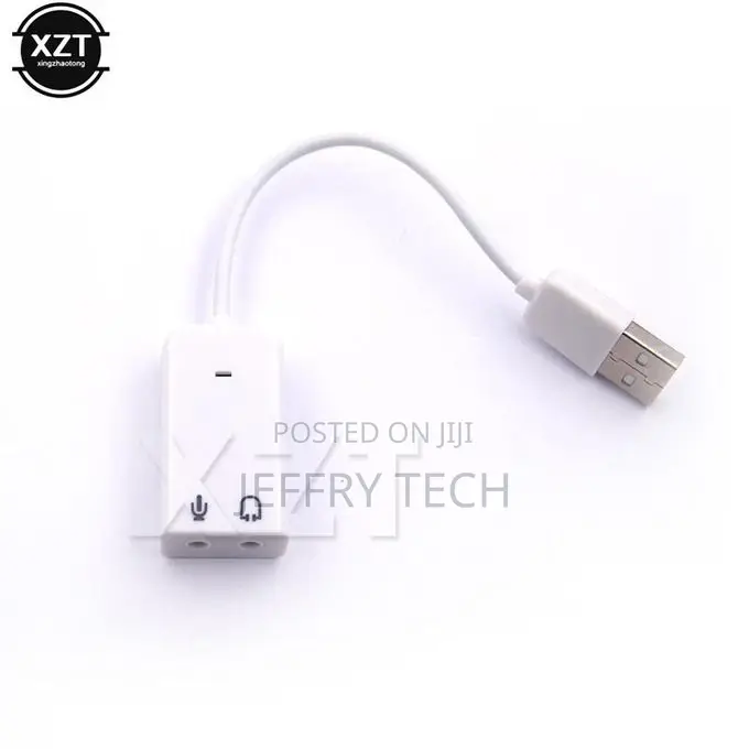 High Quality 3d White 2.0 Virtual 7.1 Channel External Usb A