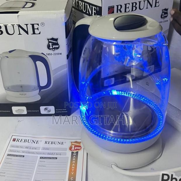 *Rebune 1.7ltrs Glass Kettle at *