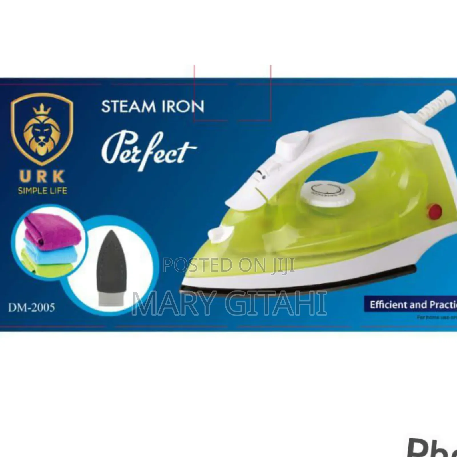 *Eurochef Steam Iron at 