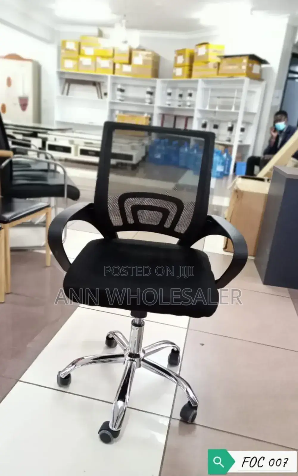 Assembled Executive Black Chair a-O7