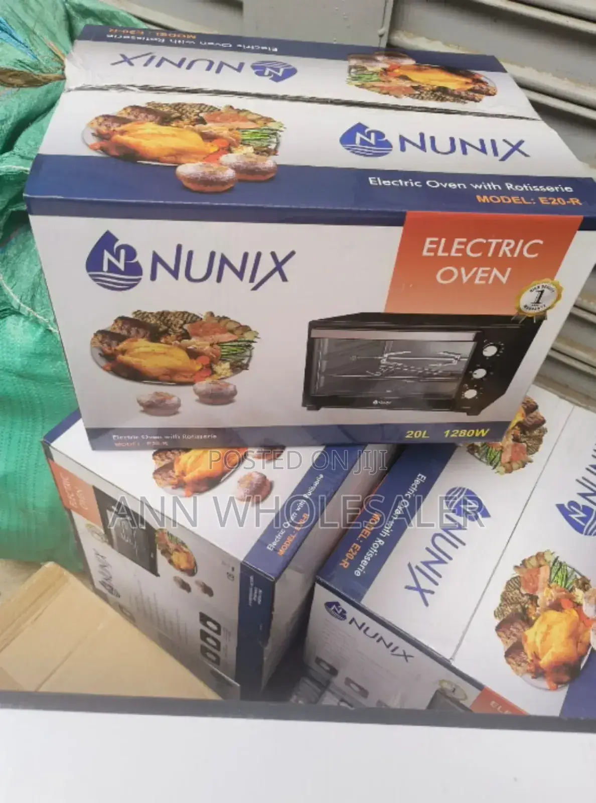 Nunix 20 Litres Electric Oven With Rotisserie N3k