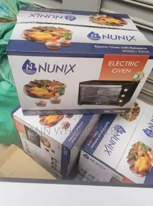 Nunix 20 Litres Electric Oven With Rotisserie N3k