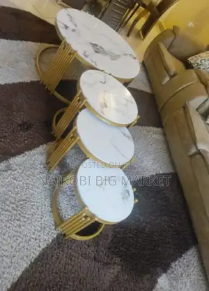 4 in 1 Executive Pure Marble Table P-04