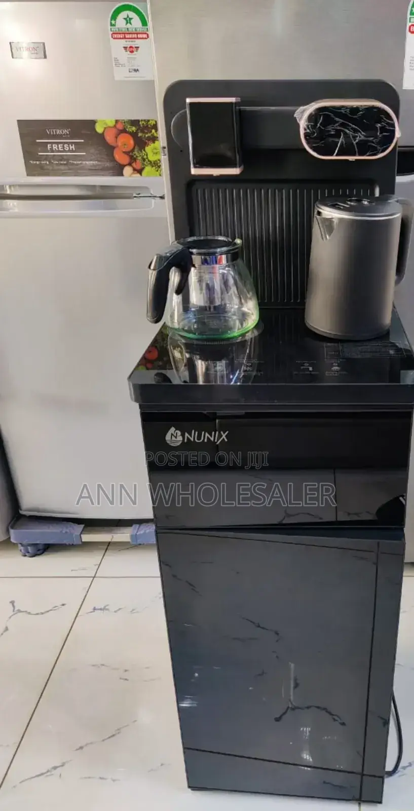 Black Nunix A1c Bottom Load Hot,Cold Water Dispenser N-C
