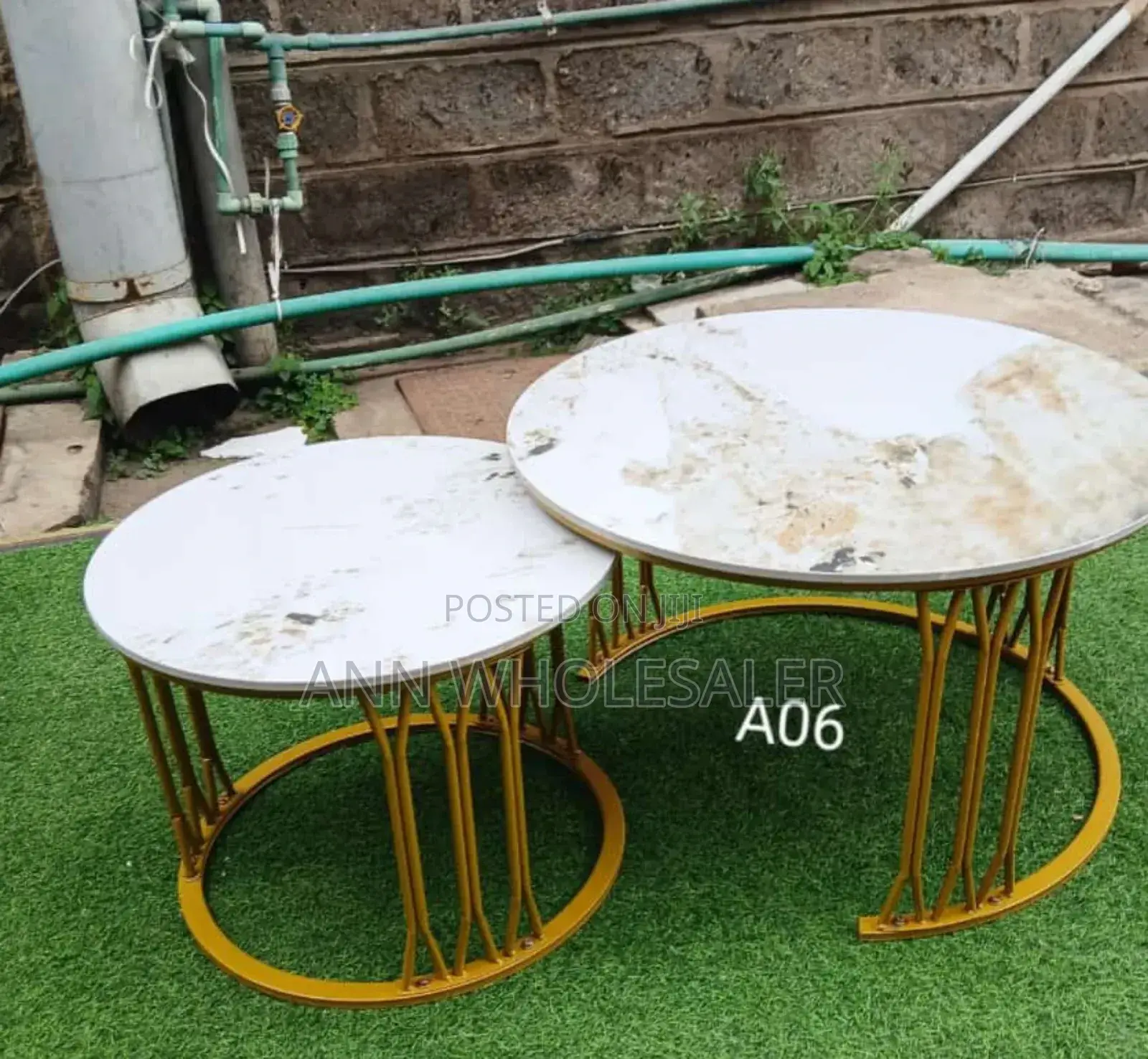 Luxury Pure Ceramic Marble Nesting Coffee Tables A6/Mt