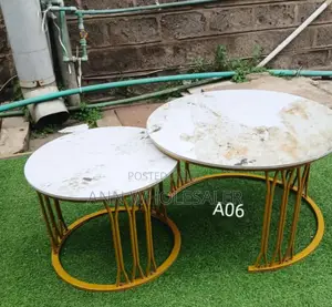 Luxury Pure Ceramic Marble Nesting Coffee Tables A6/Mt