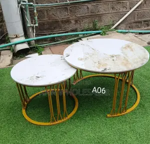 Pure Ceramic Marble Top Nesting Coffee Tables A6/Mt