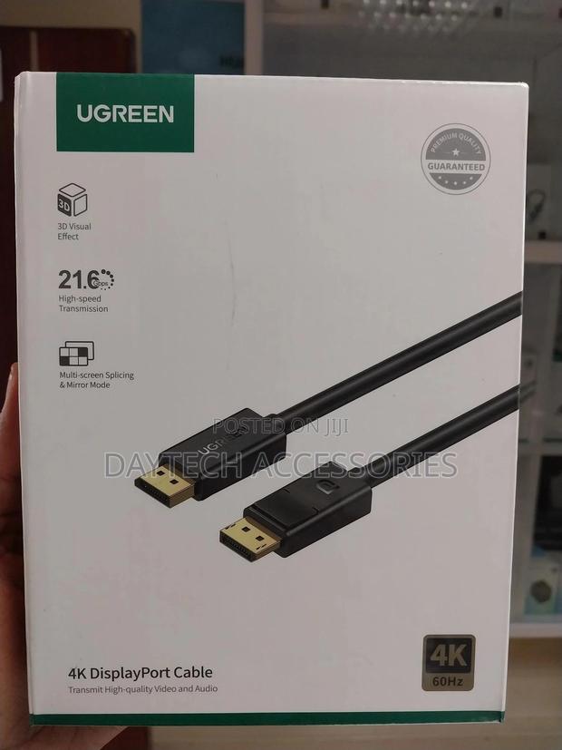 Display Port to Display Port Cable 3m Ugreen10212-Th - thumbnail 2