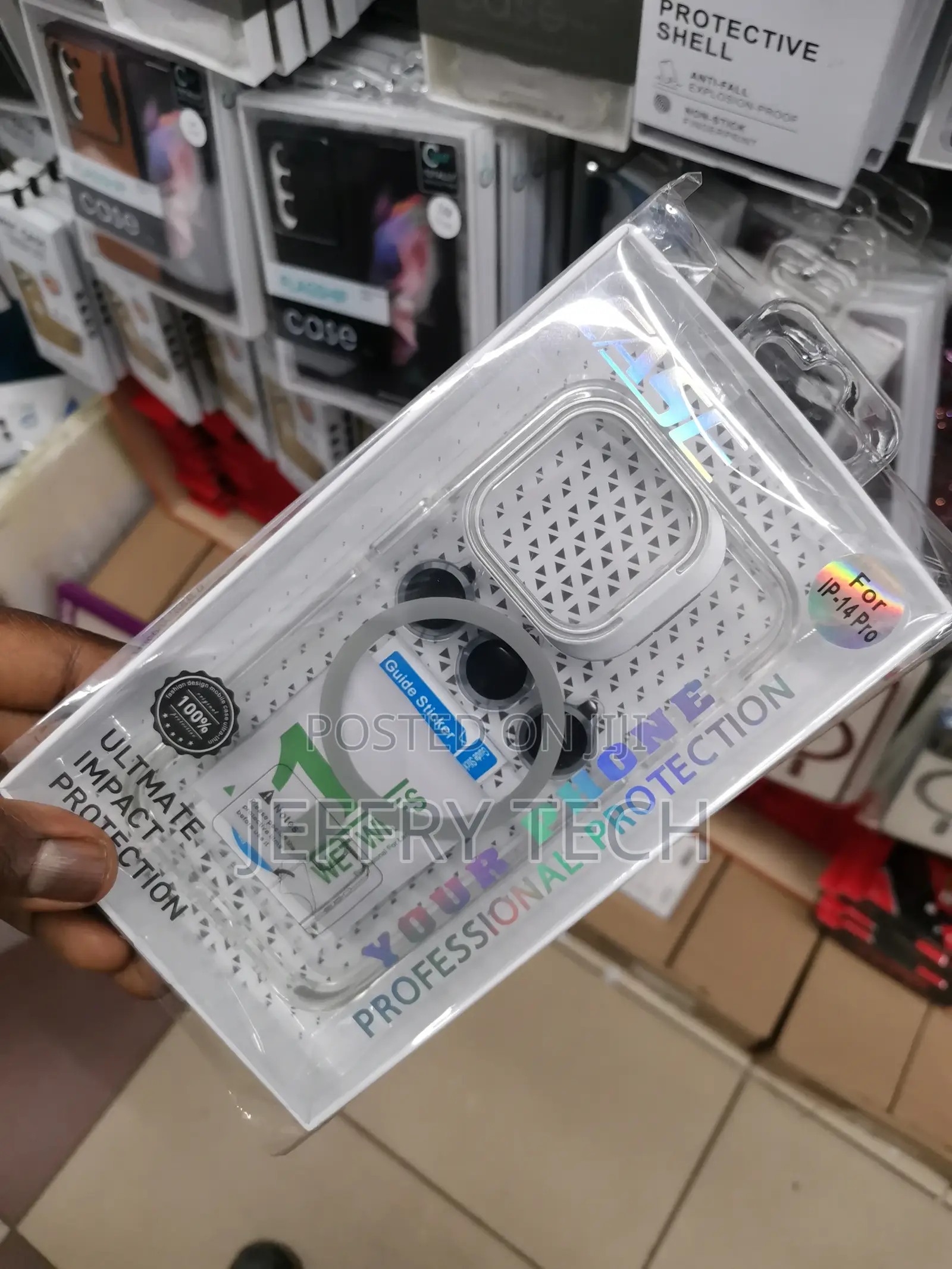 Lens Metal Ring Transparent Phone Case for iPhone 14 Pro