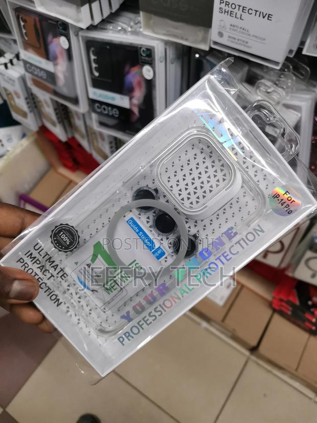 Lens Metal Ring Transparent Phone Case for iPhone 14 Pro - main view