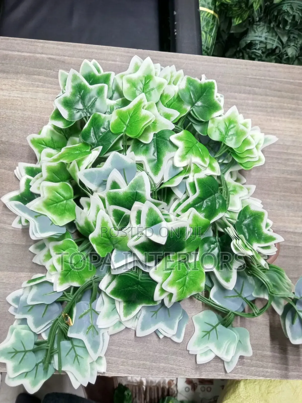 Plastic Home Garden Wall Decor Artificial Hanging Leaves