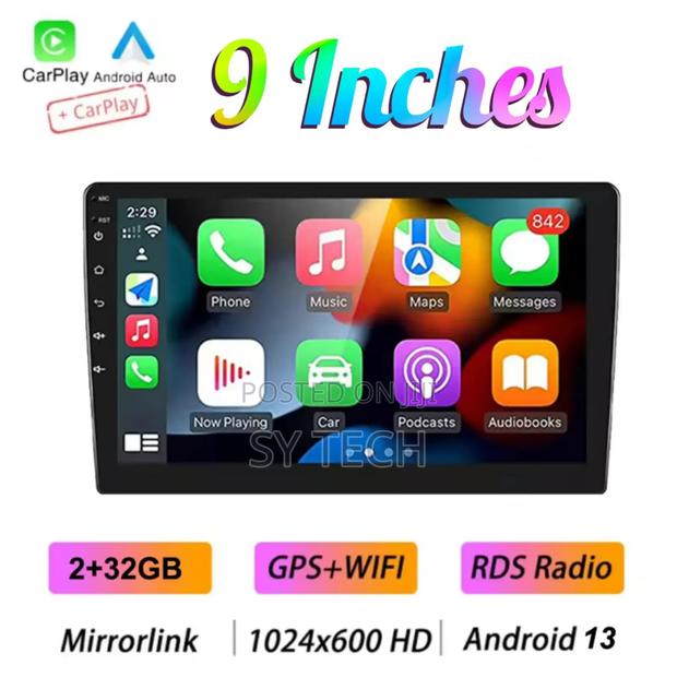 9 Inches Android With Inbuilt Carplay and Android Auto - main view