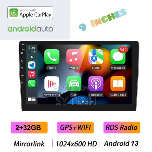 Universal 9 Inches Car Stereo Apple Carplay Android Auto
