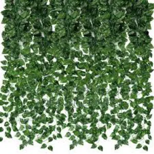 Green Indoor Synthetic Hanging Decor Leaves