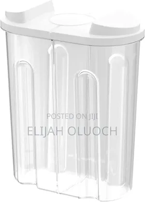 Cereal Storage Container With Lids and 2 Compartments