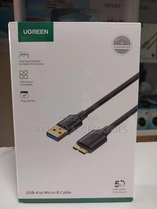 Ugreen Hard Drive Cable Usb 3.0 to Micro B 5gbps 3a HDD - thumbnail 2