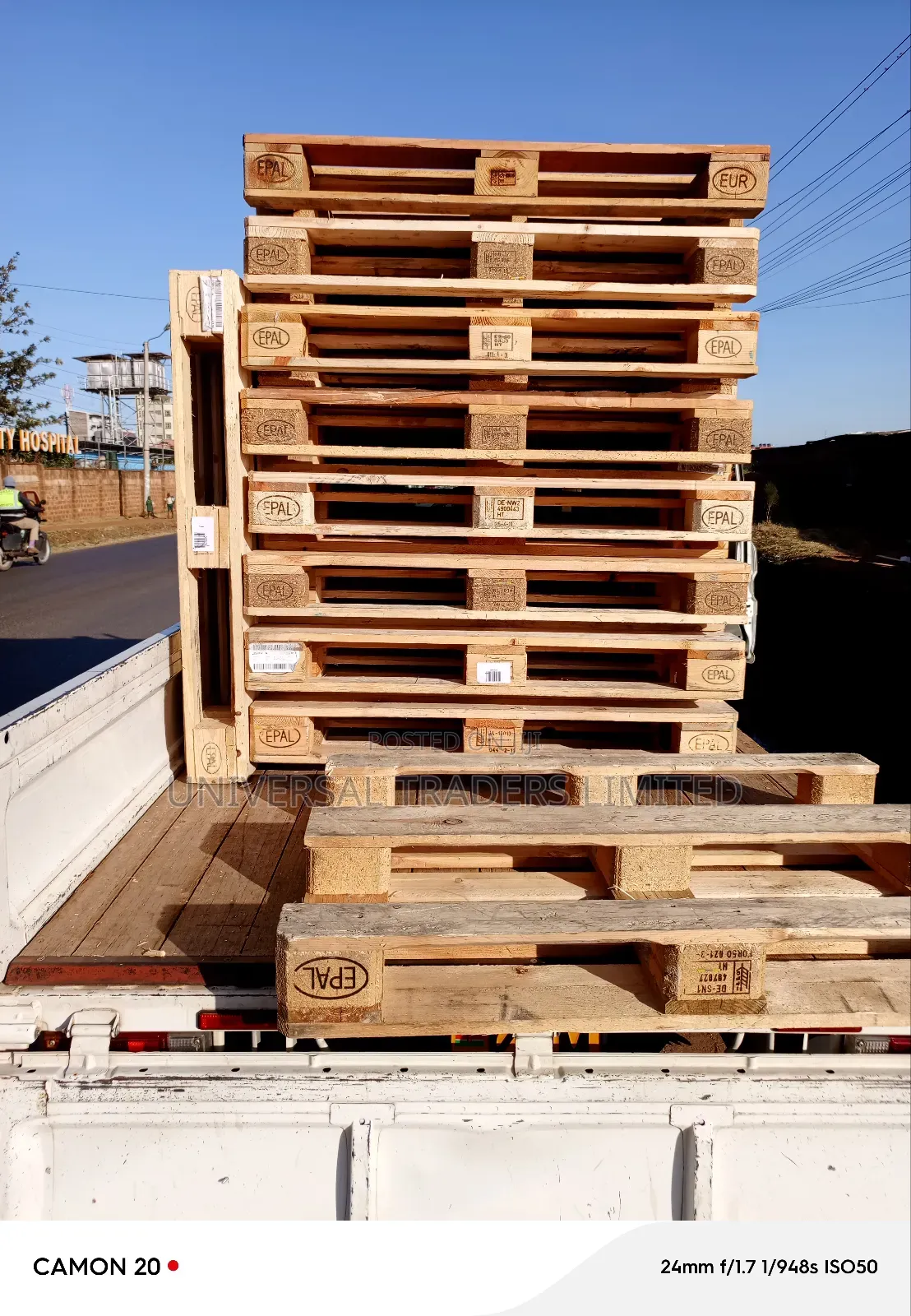 1200*800*150mm Import Approved Pallets