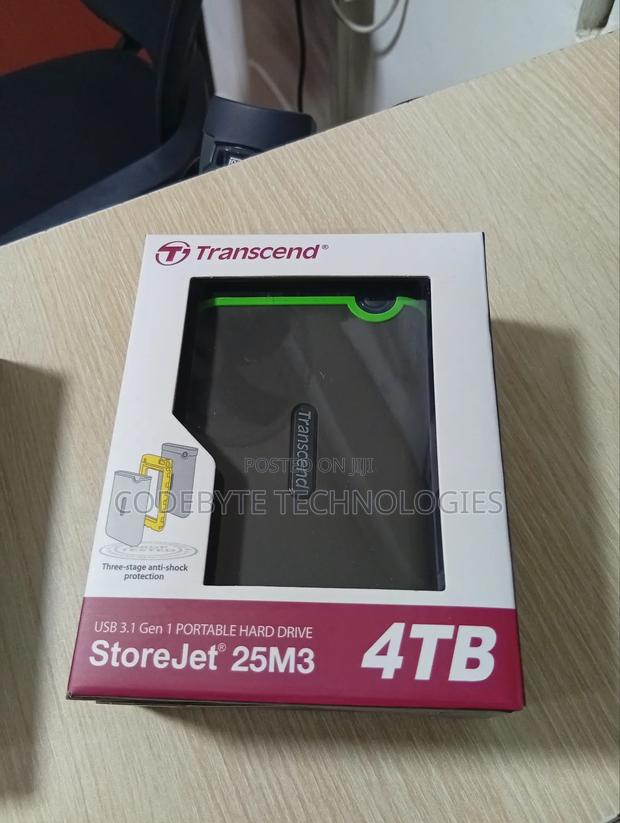 Transcend External HDD 4tb - Iron Grey - Ts4tsj25m3s - thumbnail 3