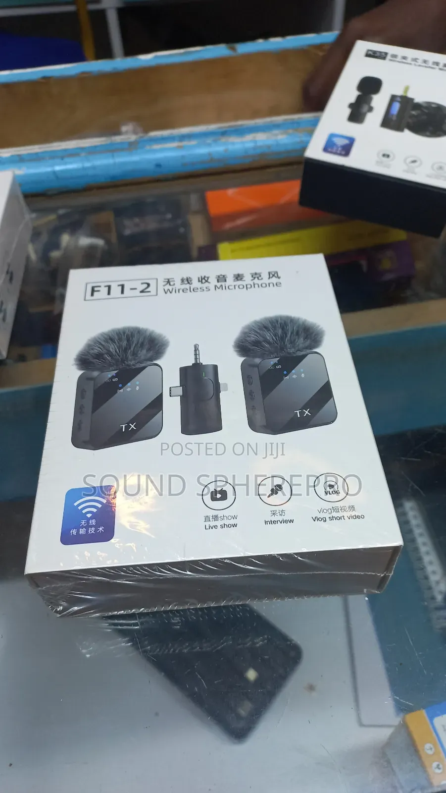 F11-2 2in1 Phone Wireless Microphone